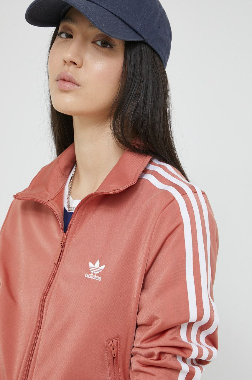 adidas Originals Bluza ženska oranžna barva - Pepit.si