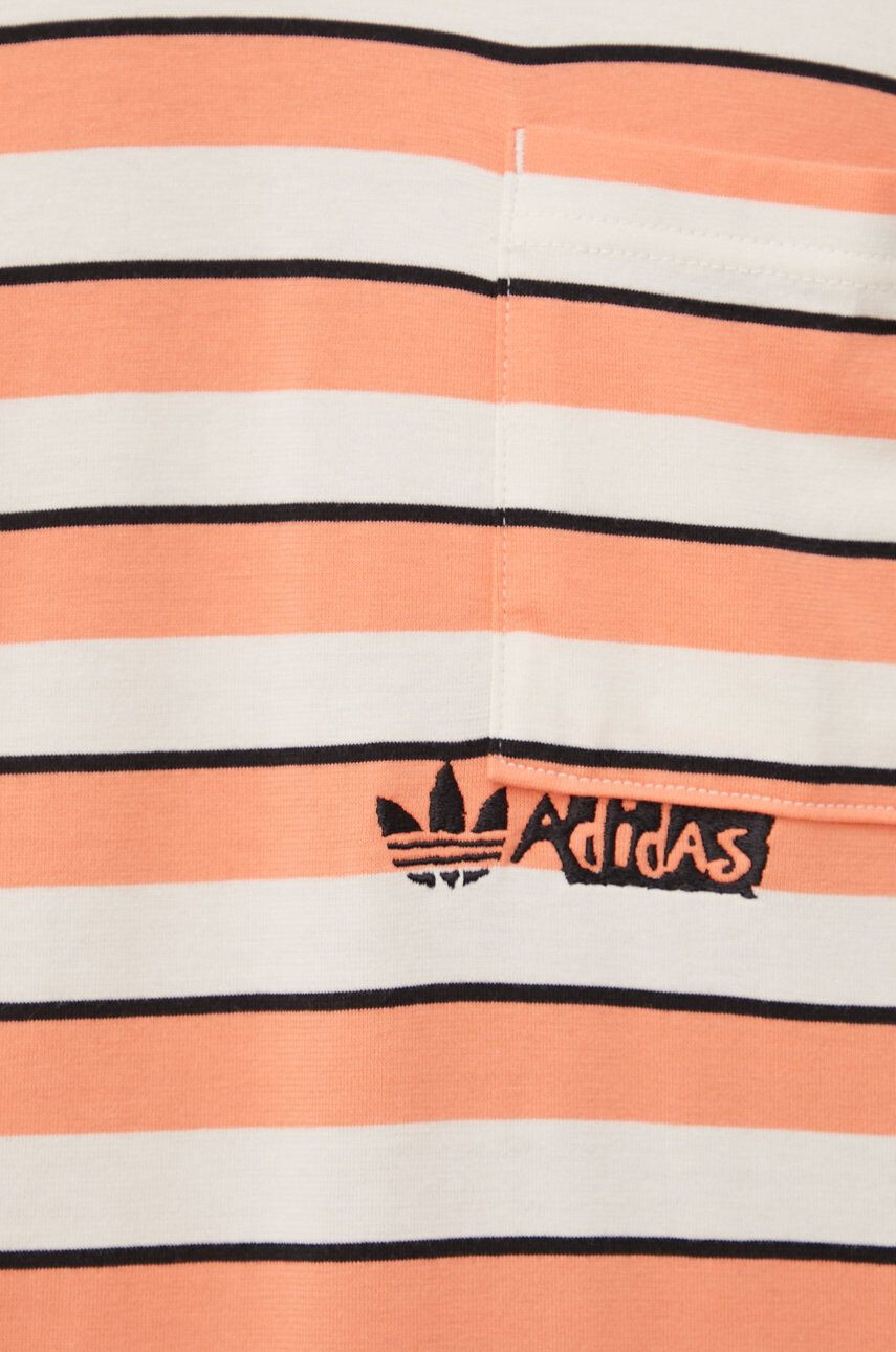 adidas Originals Bombažen t-shirt oranžna barva - Pepit.si