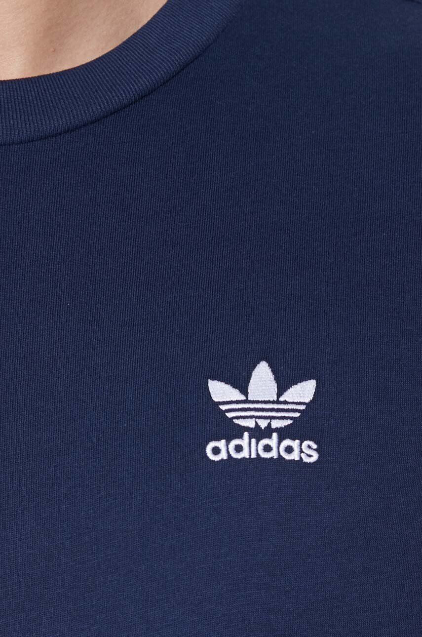 adidas Originals Bombažna kratka majica mornarsko modra barva - Pepit.si