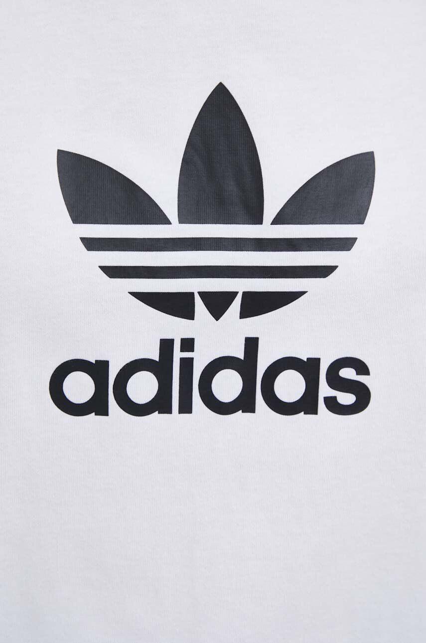 adidas Originals Bombažna kratka majica bela barva - Pepit.si