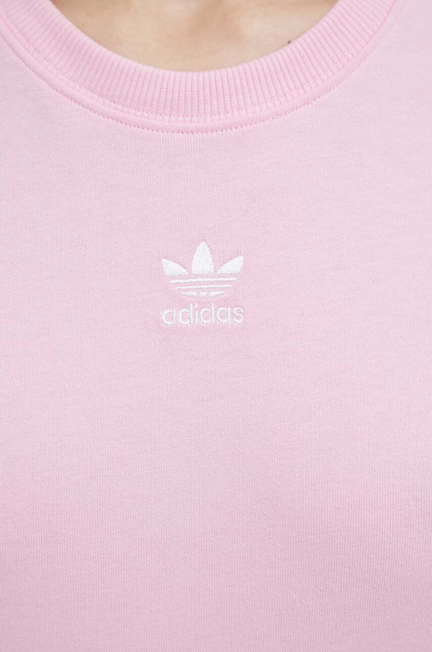 adidas Originals Bombažna kratka majica roza barva - Pepit.si