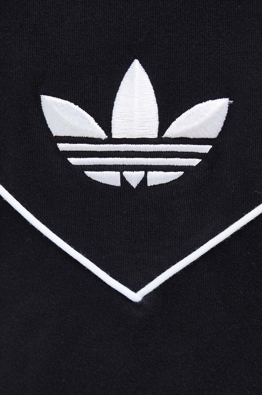 adidas Originals Bombažna kratka majica črna barva - Pepit.si