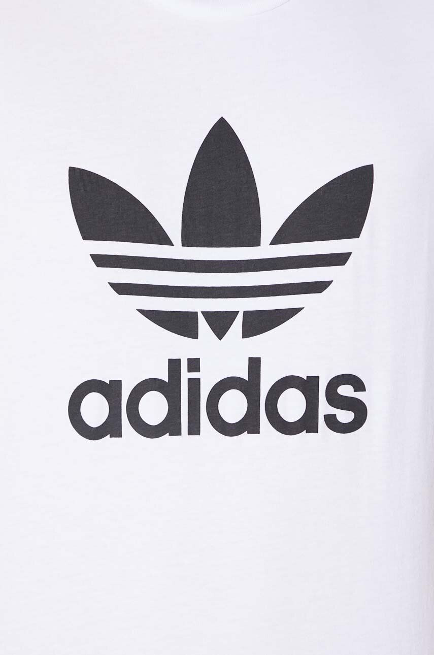 adidas Originals Bombažna kratka majica črna barva - Pepit.si