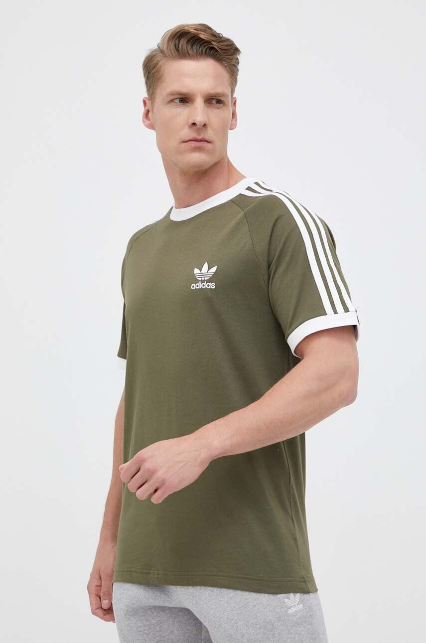 adidas Originals Bombažna kratka majica bela barva - Pepit.si