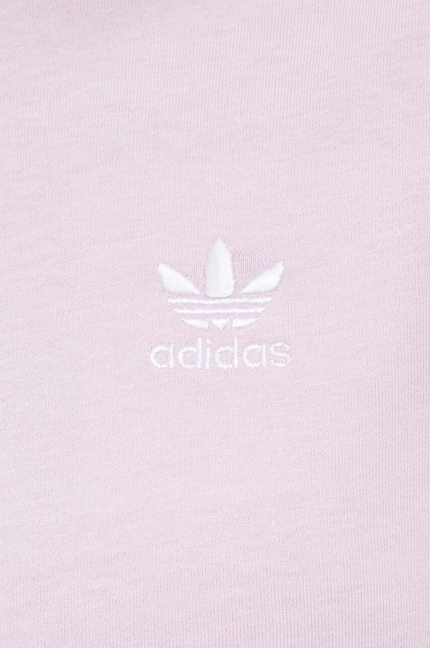 adidas Originals Bombažna kratka majica roza barva - Pepit.si