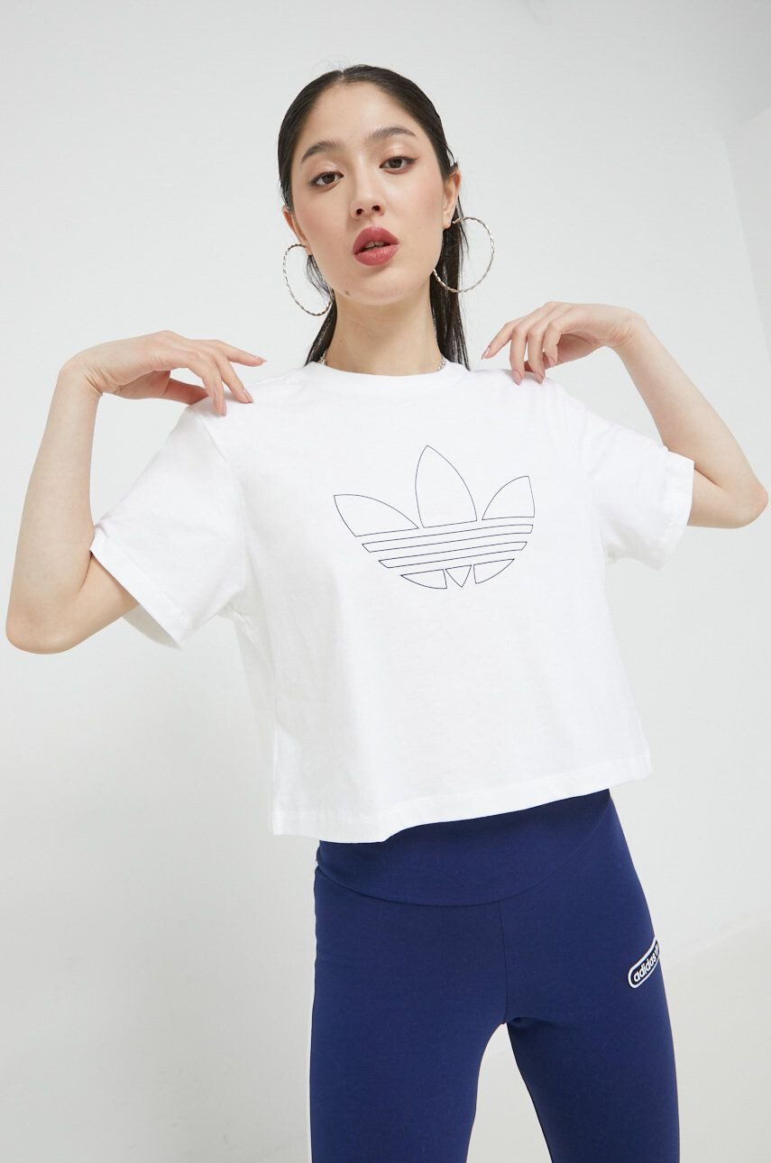 adidas Originals Bombažna kratka majica - Pepit.si