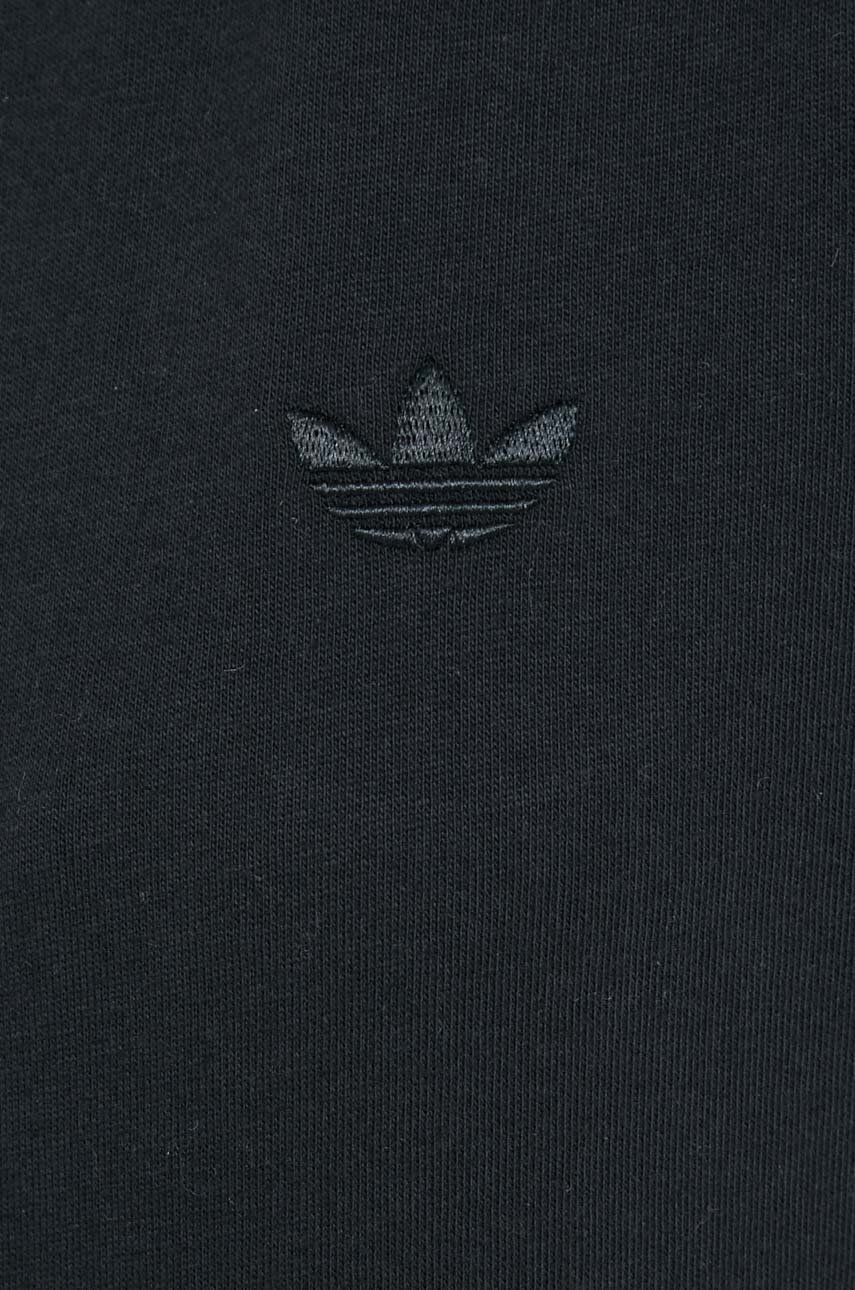 adidas Originals Bombažna kratka majica črna barva - Pepit.si