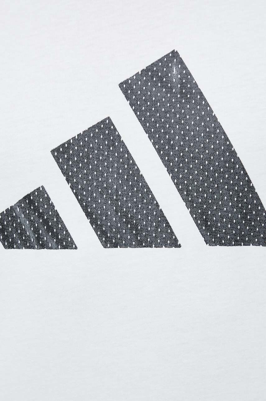 adidas Originals Bombažna kratka majica bela barva - Pepit.si