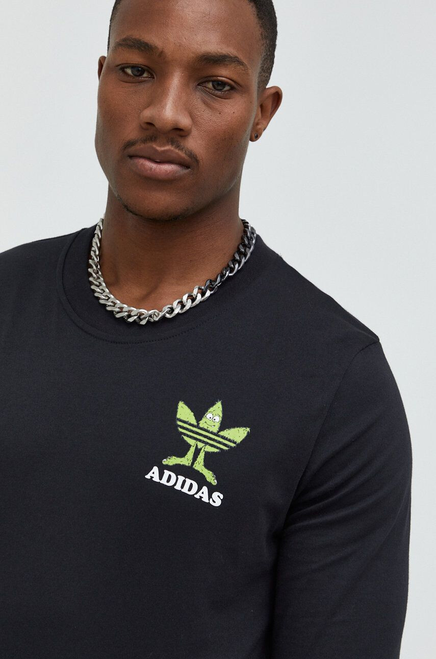 adidas Originals Bombažna majica z dolgimi rokavi - Pepit.si