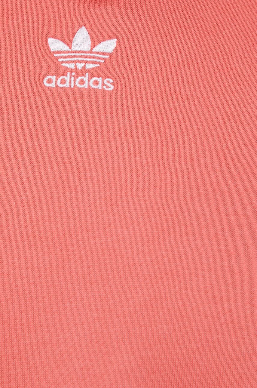 adidas Originals Bombažna mikica ženska oranžna barva - Pepit.si