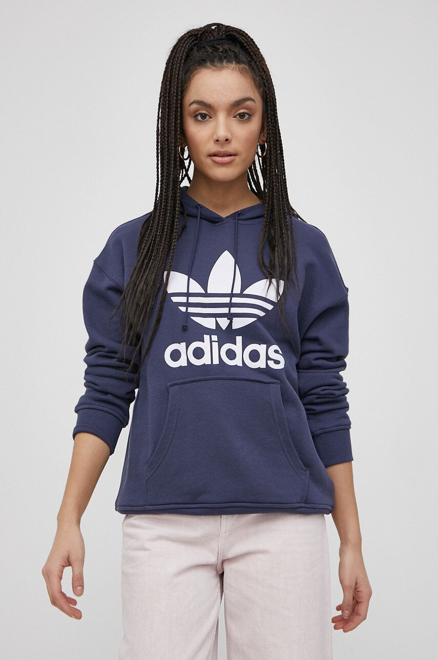 adidas Originals Bombažna mikica Adicolor ženska - Pepit.si