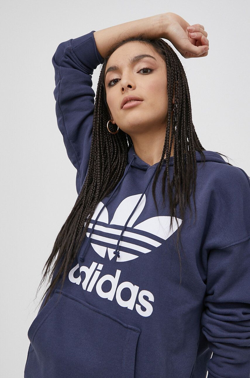 adidas Originals Bombažna mikica Adicolor ženska - Pepit.si