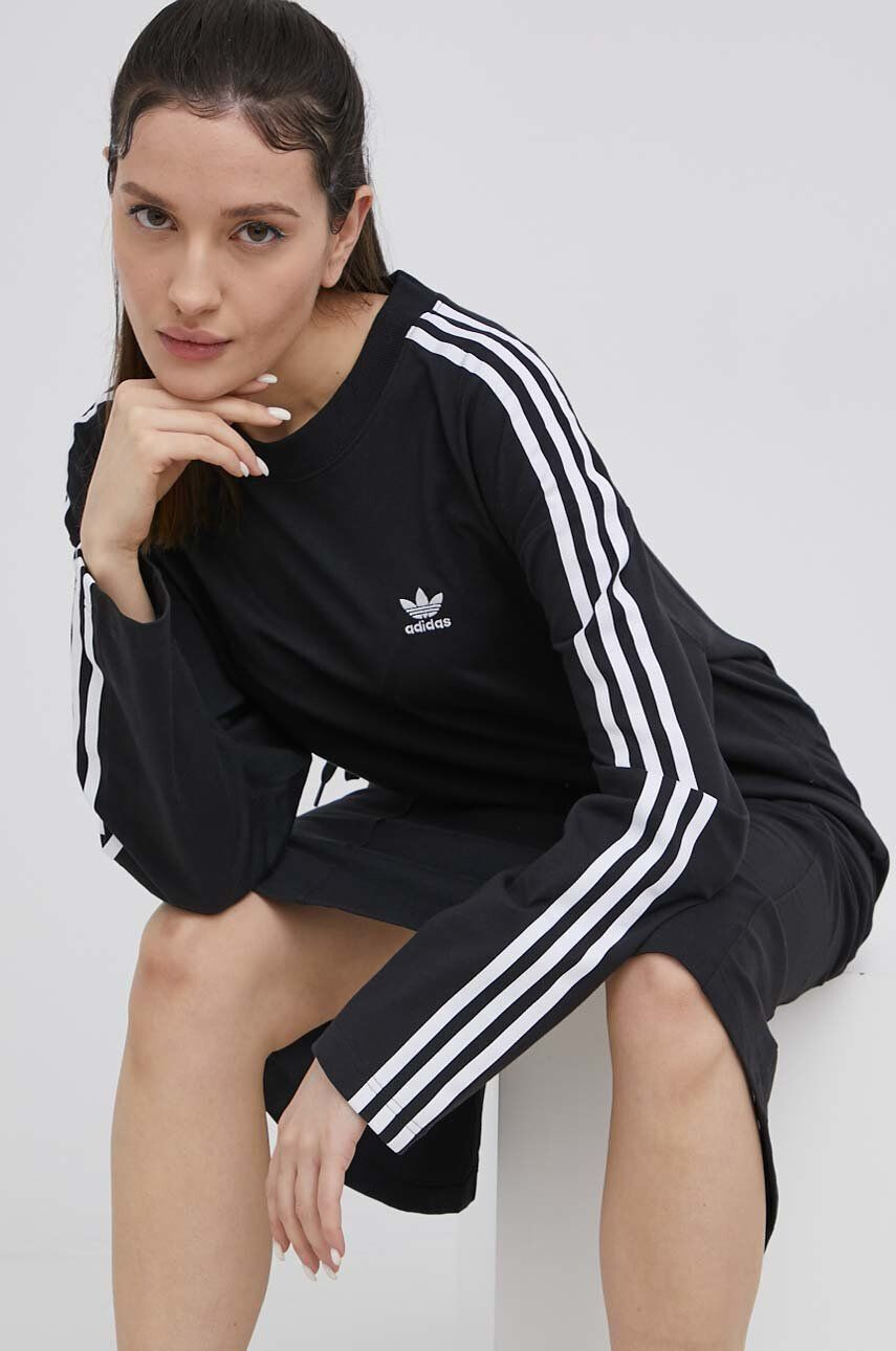 adidas Originals Bombažna obleka Adicolor - Pepit.si