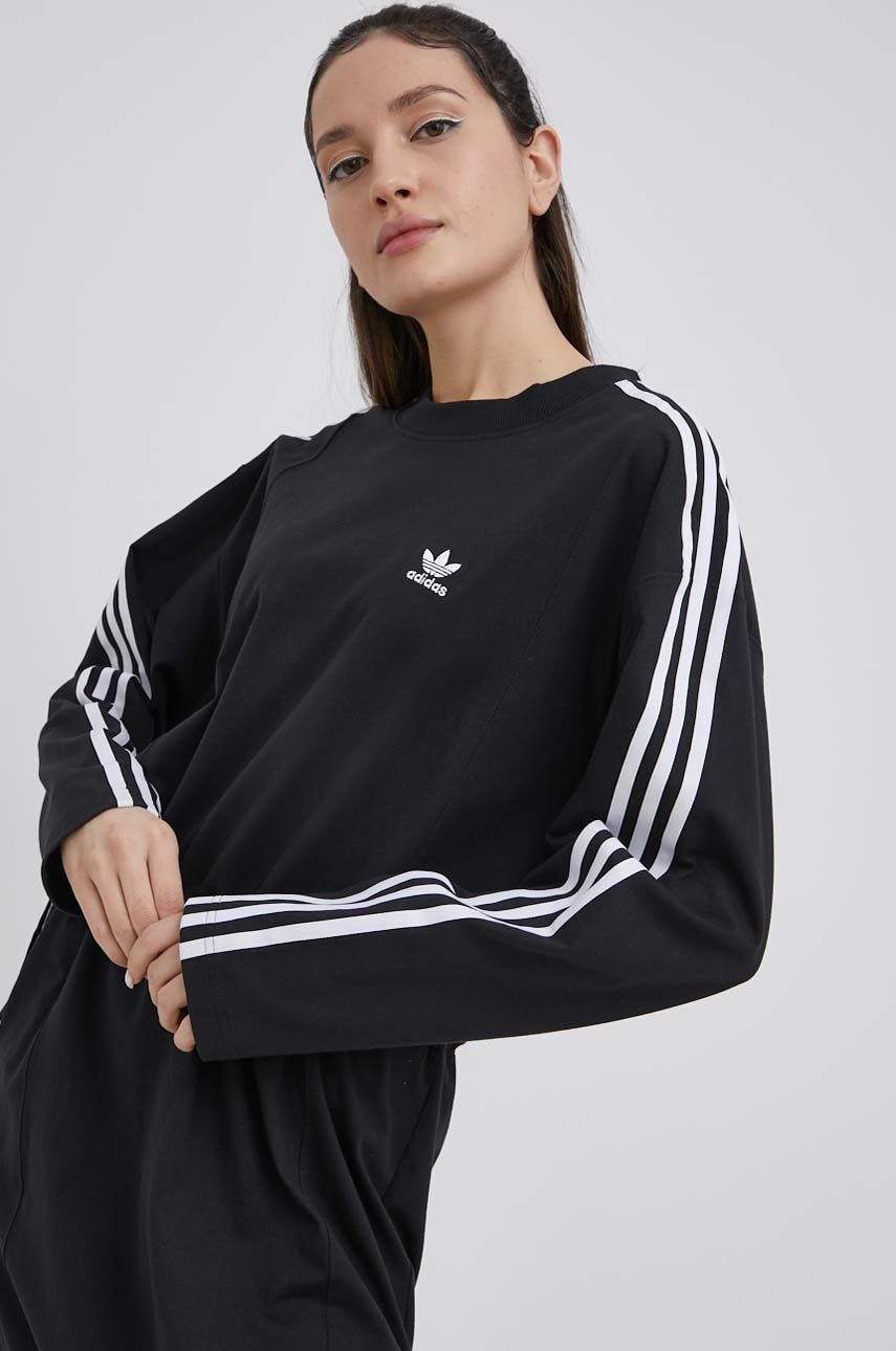 adidas Originals Bombažna obleka Adicolor - Pepit.si