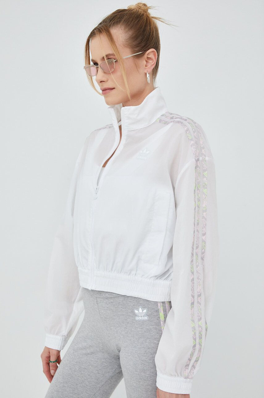 adidas Originals Bomber jakna ženski bela barva - Pepit.si