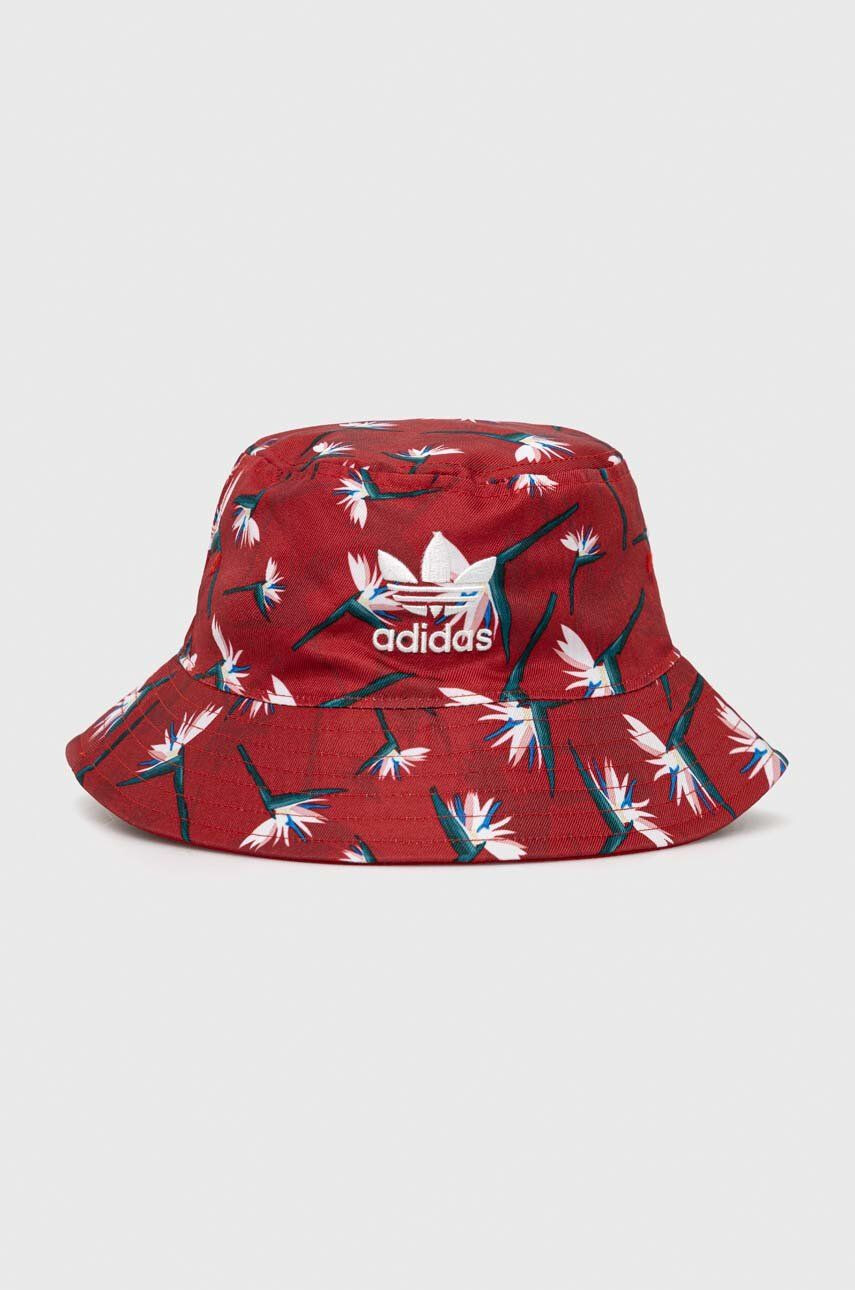 adidas Originals Dvostranski klobuk Thebe Magugu rdeča barva - Pepit.si