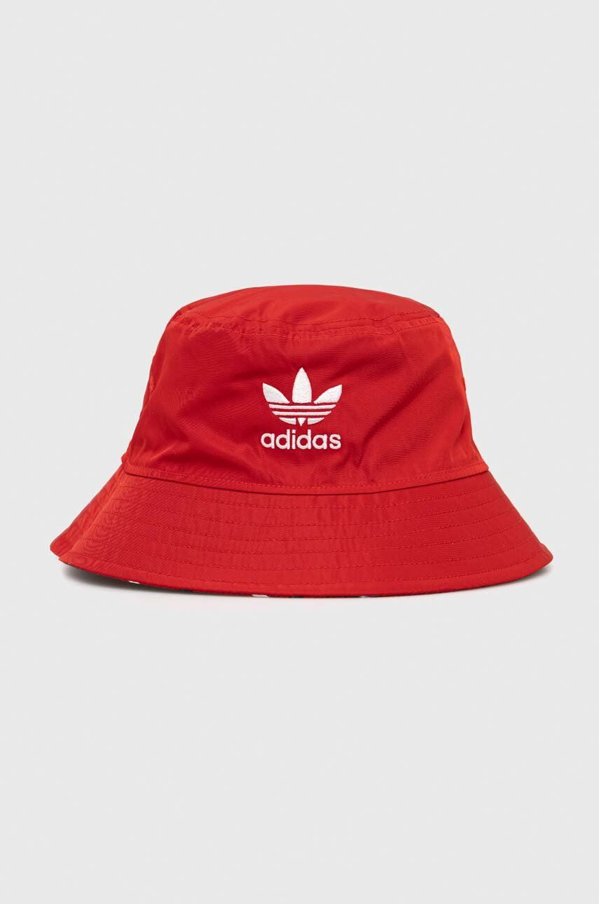 adidas Originals Dvostranski klobuk Thebe Magugu rdeča barva - Pepit.si