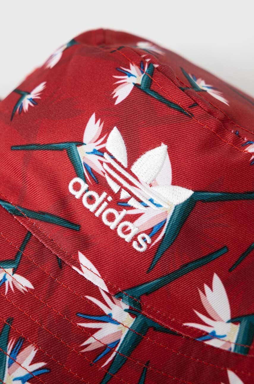 adidas Originals Dvostranski klobuk Thebe Magugu rdeča barva - Pepit.si