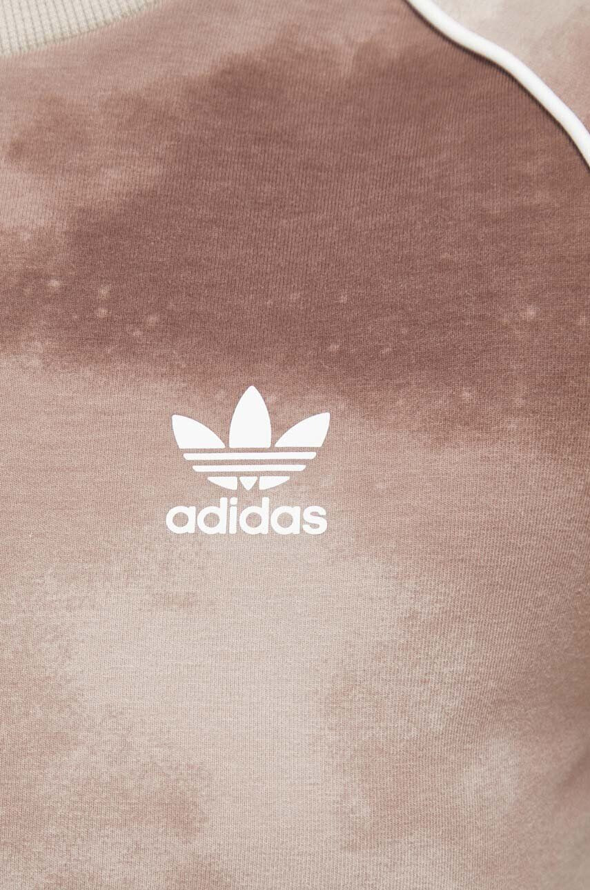 adidas Originals Kratka majica ženski bež barva - Pepit.si