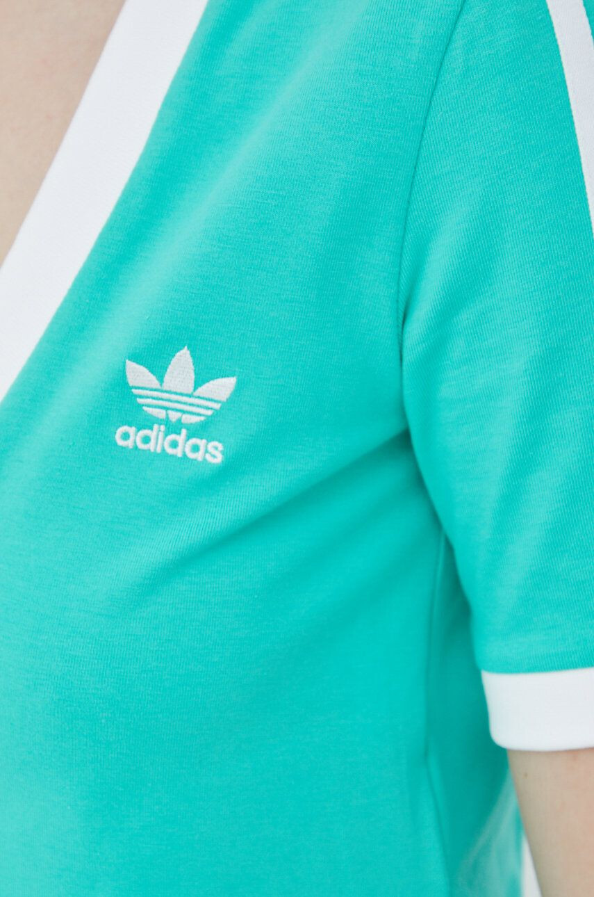 adidas Originals Kratka majica ženski zelena barva - Pepit.si