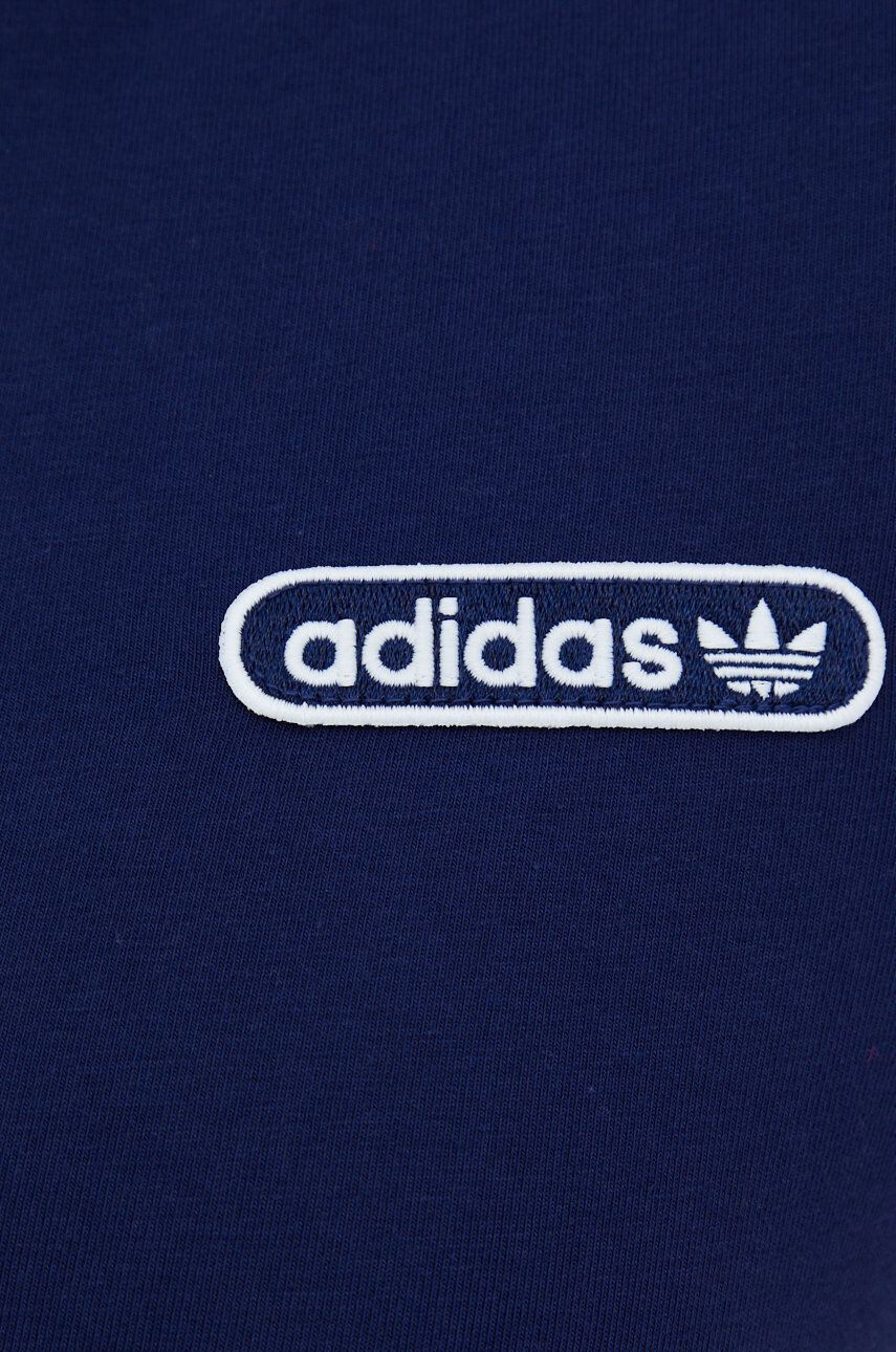 adidas Originals Kratka majica ženski mornarsko modra barva - Pepit.si