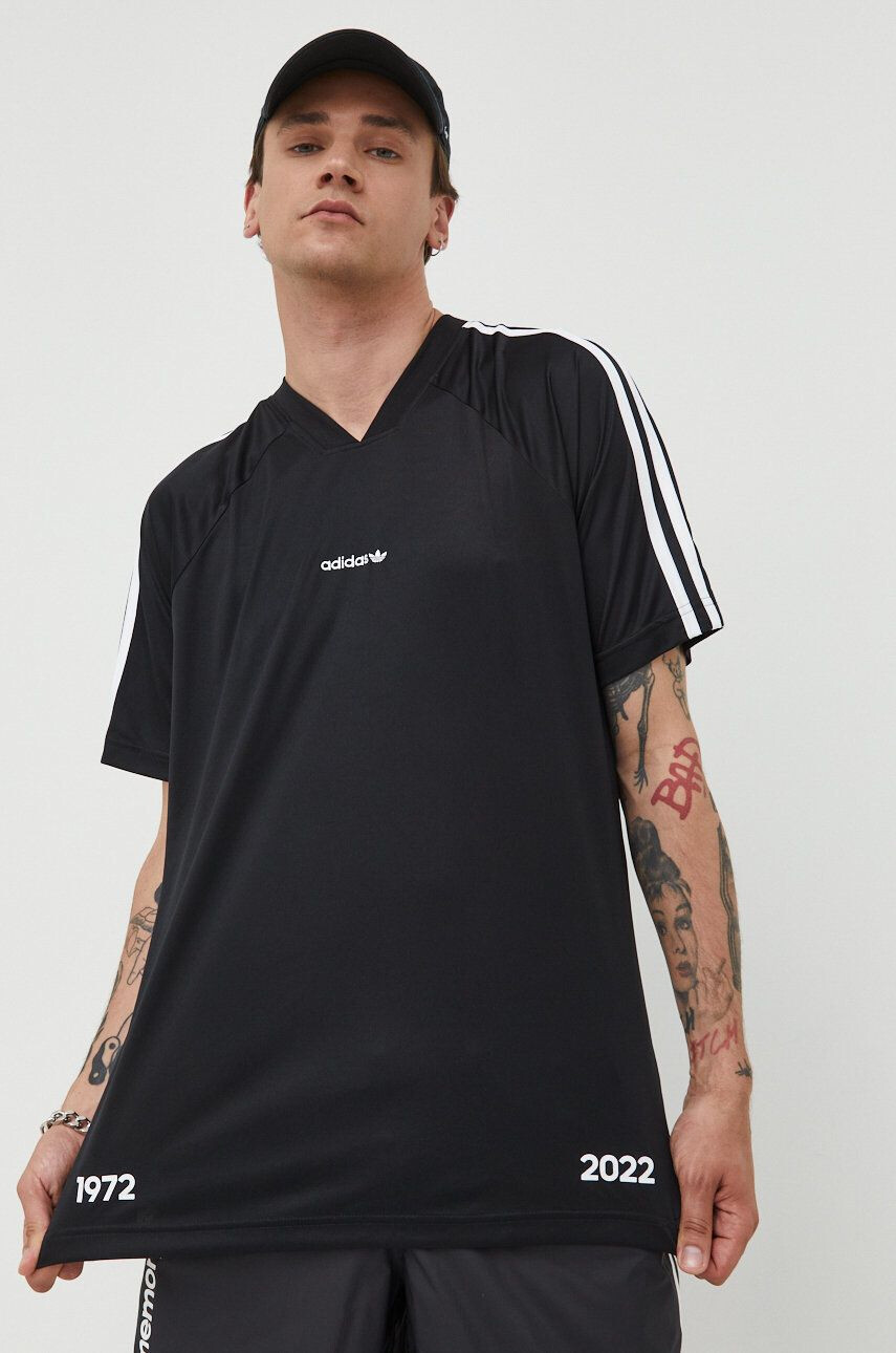 adidas Originals Kratka majica moški črna barva - Pepit.si