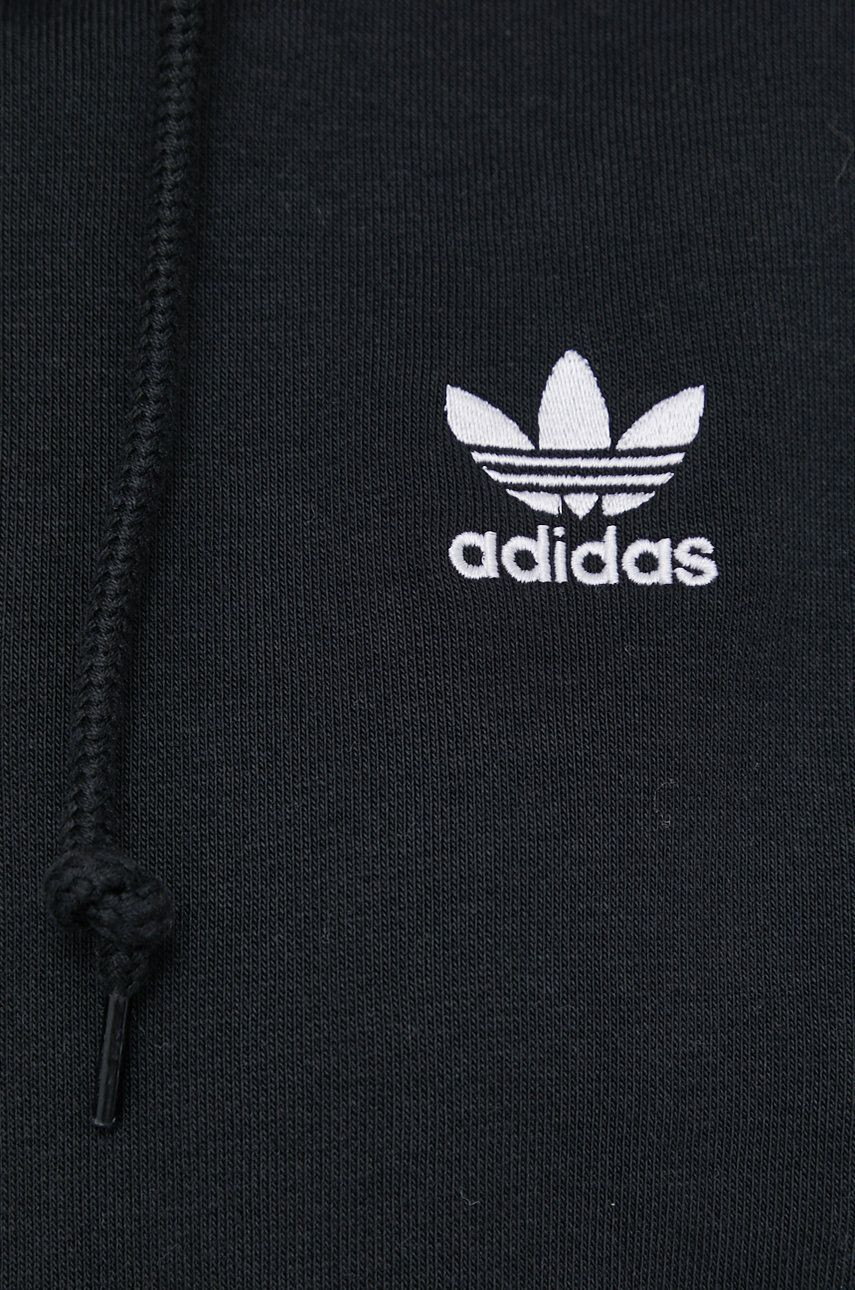 adidas Originals Pulover črna barva s kapuco - Pepit.si