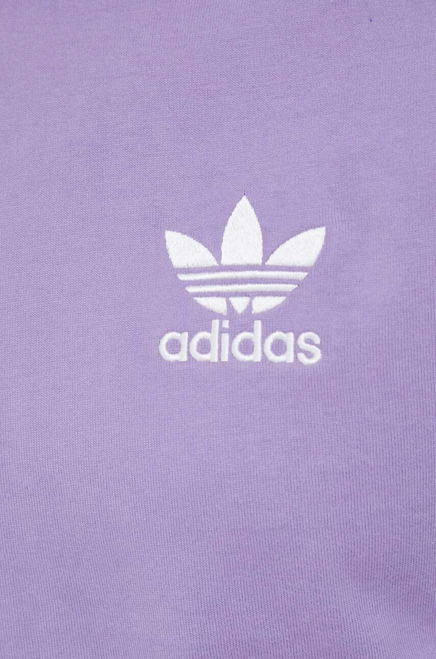 adidas Originals Majica z dolgimi rokavi moški vijolična barva - Pepit.si