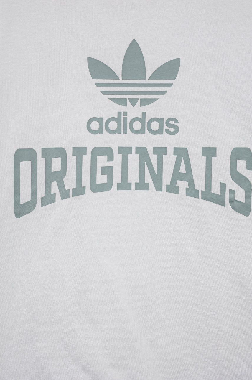 adidas Originals Otroška bombažna kratka majica bela barva - Pepit.si