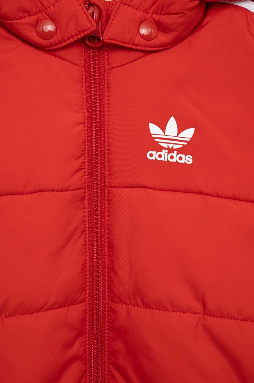 adidas Originals Otroška jakna rdeča barva - Pepit.si