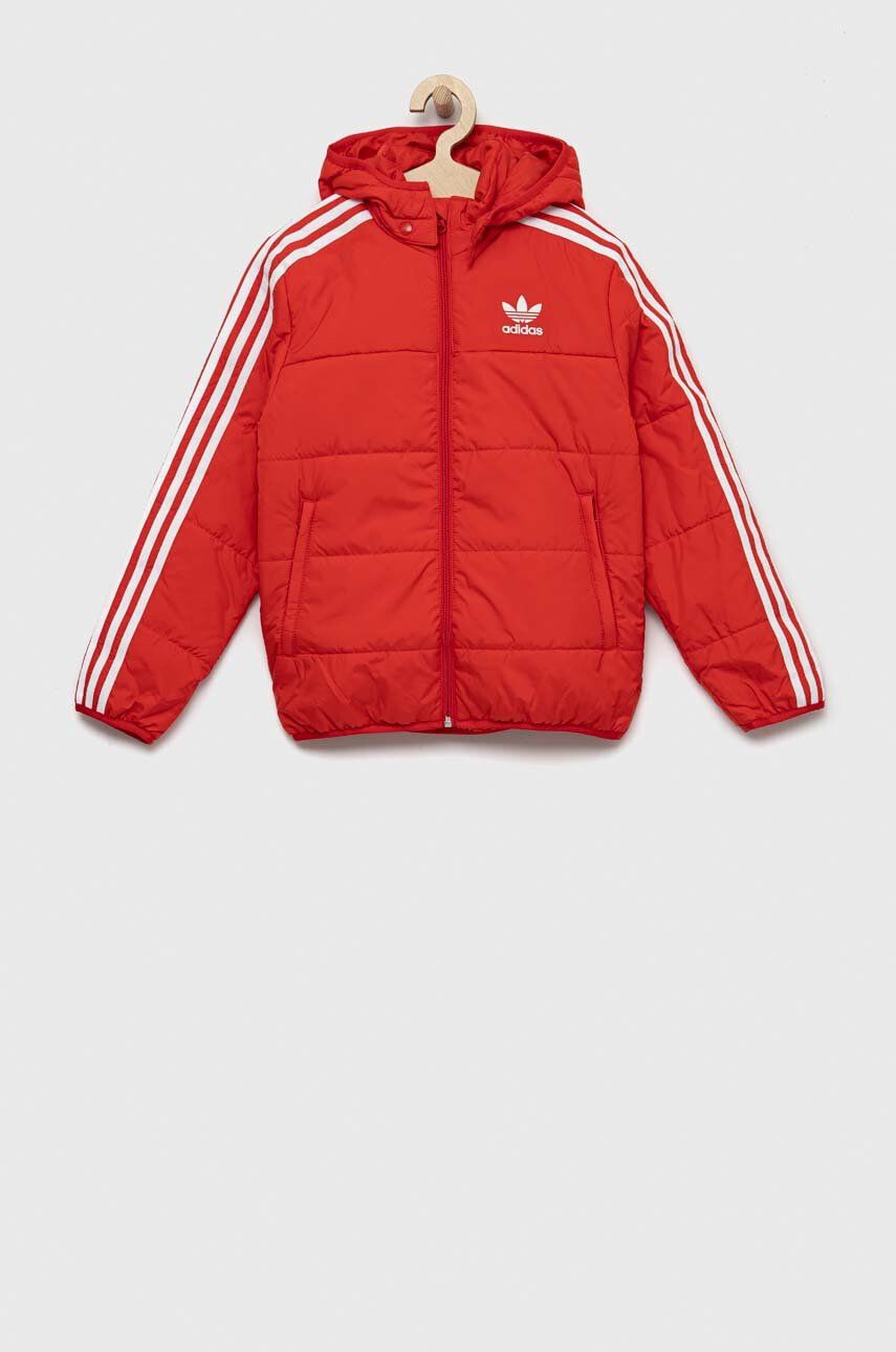 adidas Originals Otroška jakna rdeča barva - Pepit.si