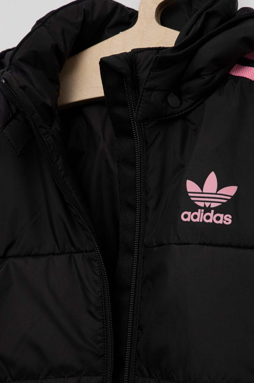 adidas Originals Otroška jakna črna barva - Pepit.si