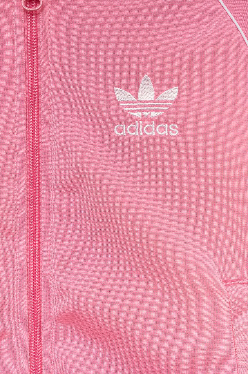 adidas Originals Otroška mikica roza barva - Pepit.si