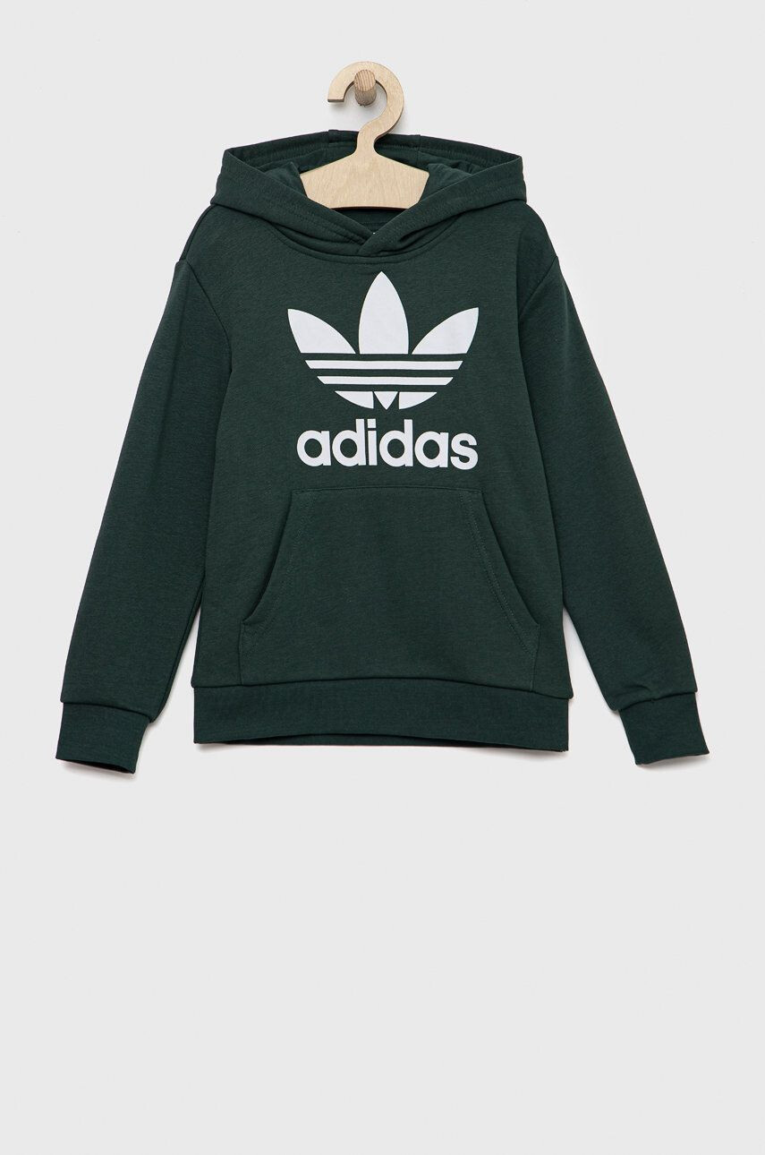 adidas Originals Otroška mikica zelena barva - Pepit.si