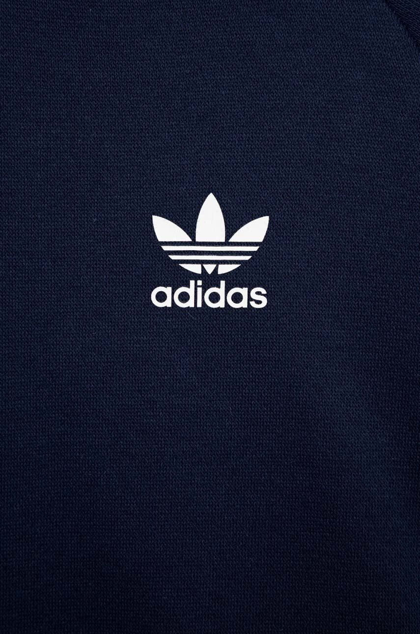 adidas Originals Otroška mikica mornarsko modra barva s kapuco - Pepit.si