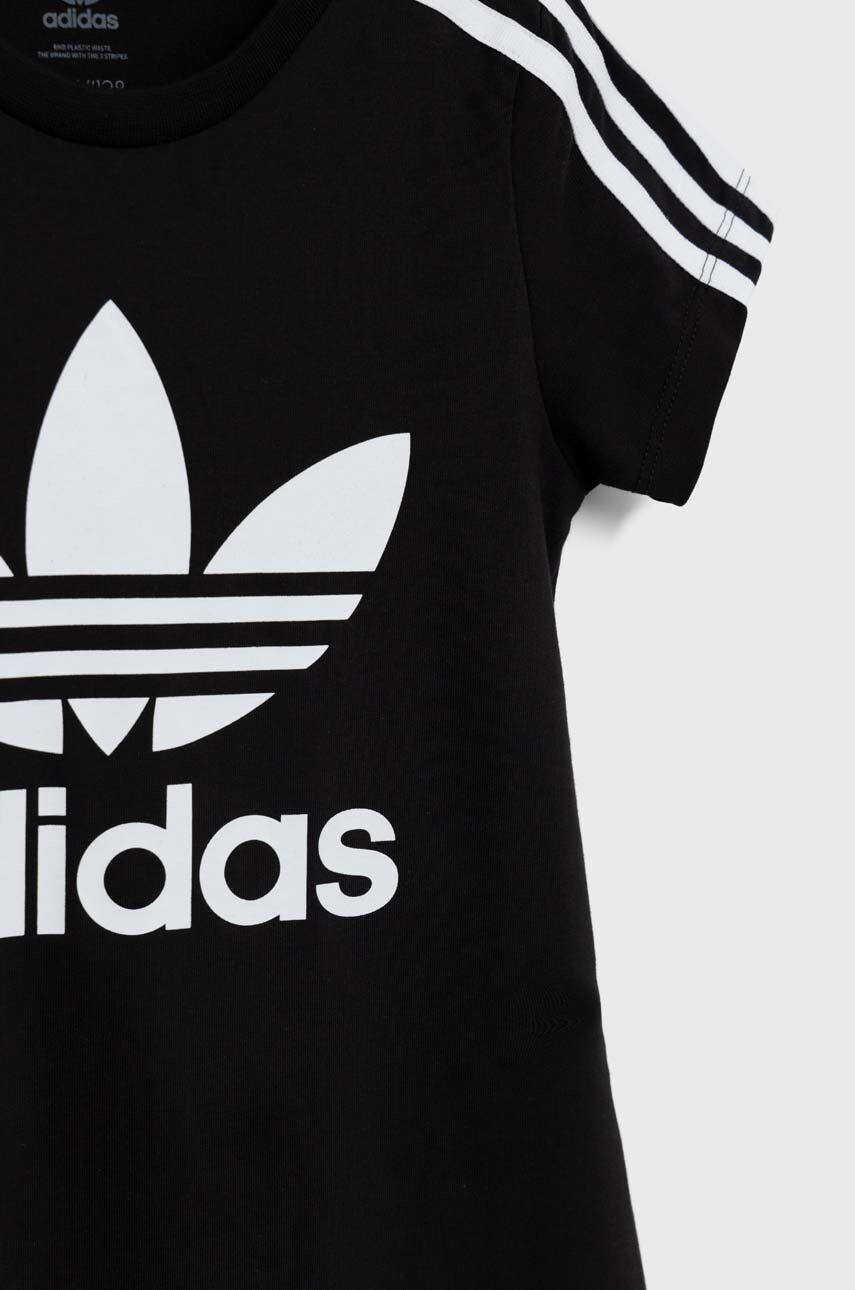 adidas Originals Otroška obleka črna barva - Pepit.si