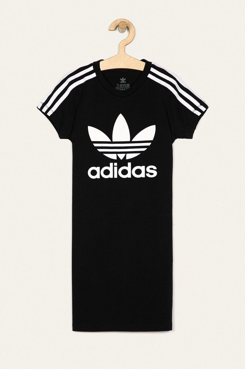 adidas Originals Otroška obleka črna barva - Pepit.si