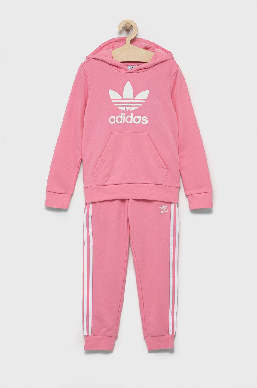 adidas Originals Otroška trenirka roza barva - Pepit.si