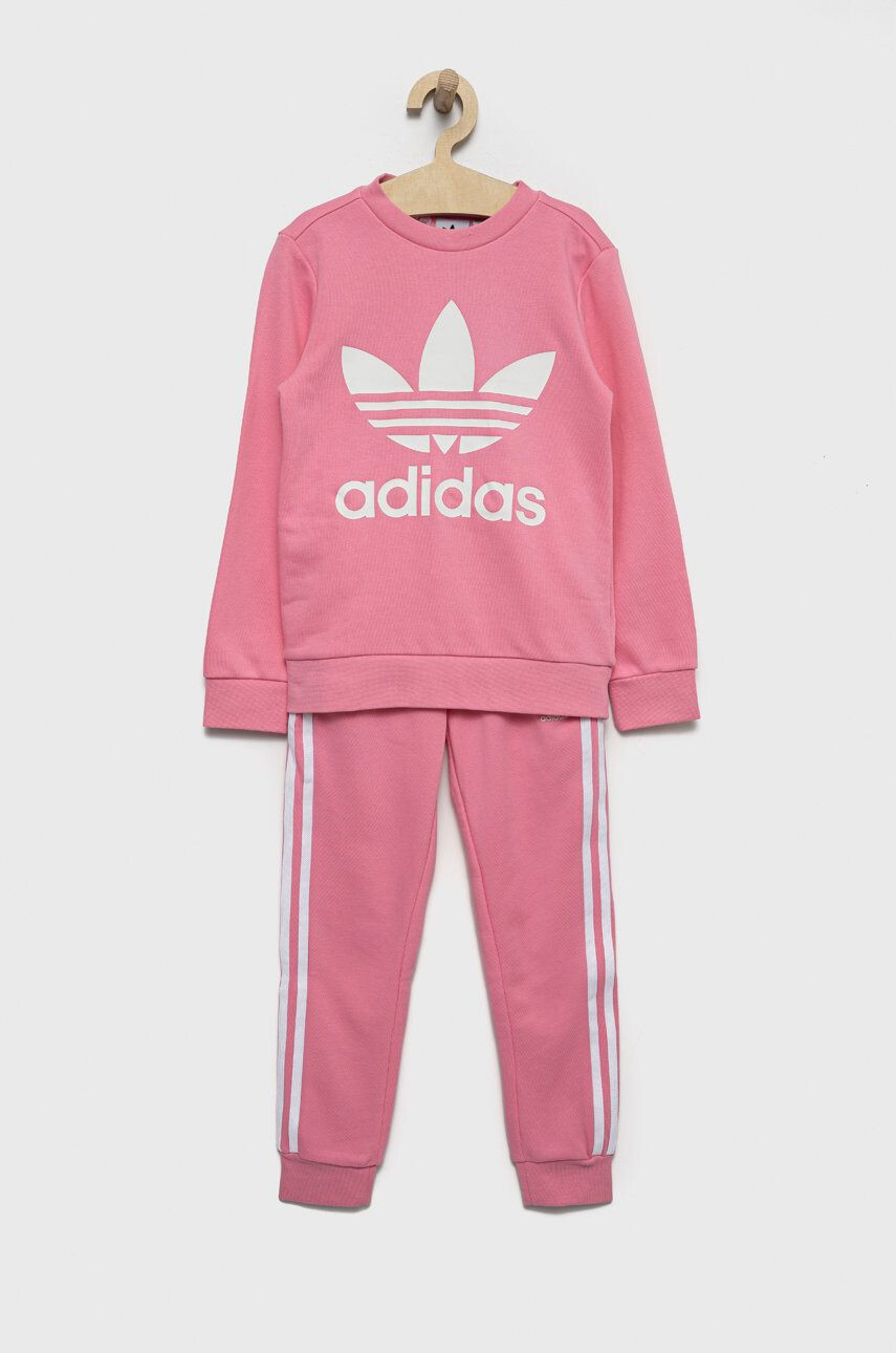 adidas Originals Otroška trenirka roza barva - Pepit.si