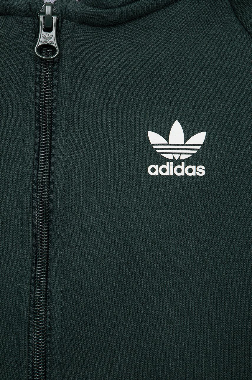 adidas Originals Otroška trenirka zelena barva - Pepit.si