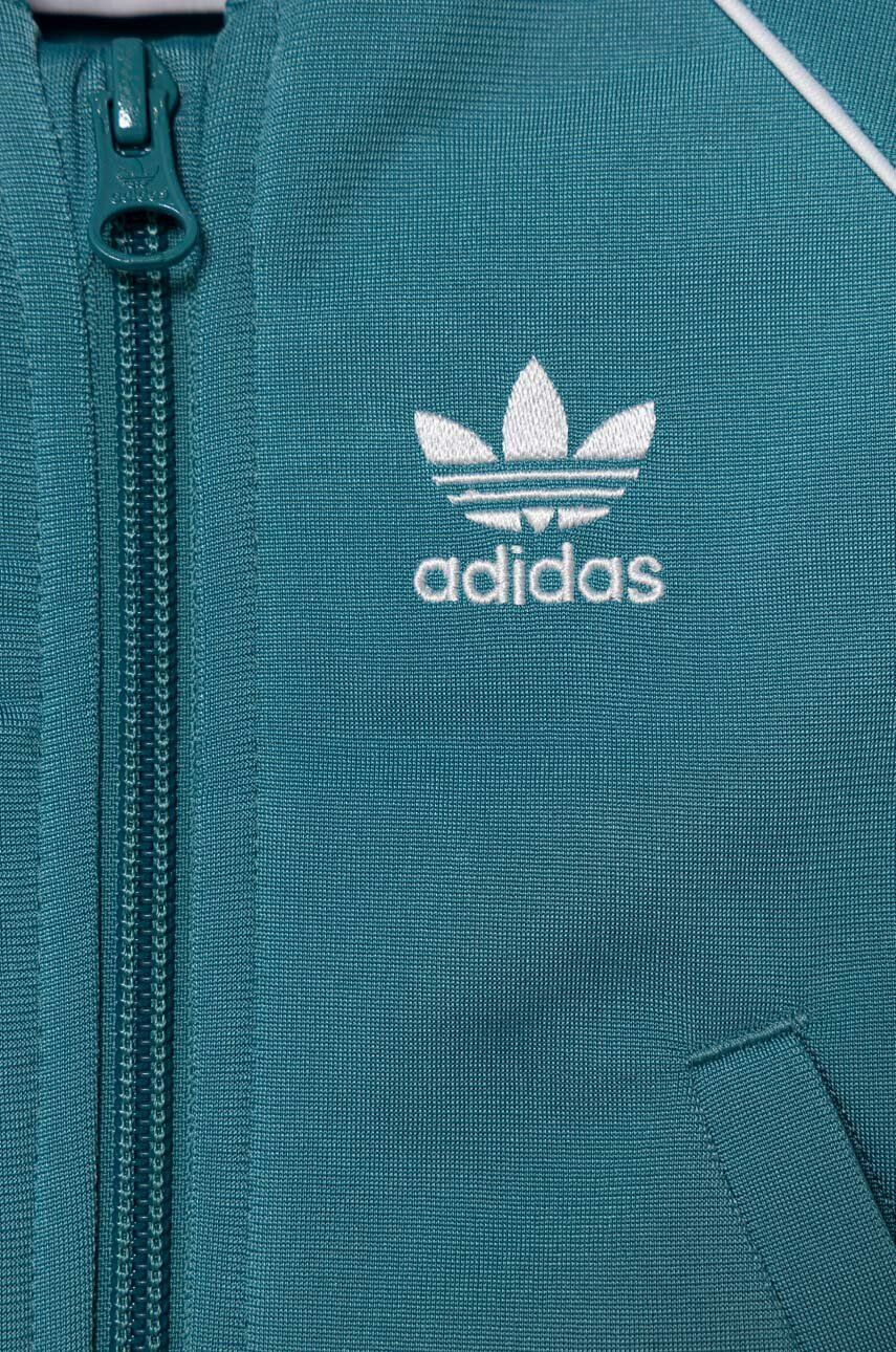 adidas Originals Otroška trenirka zelena barva - Pepit.si