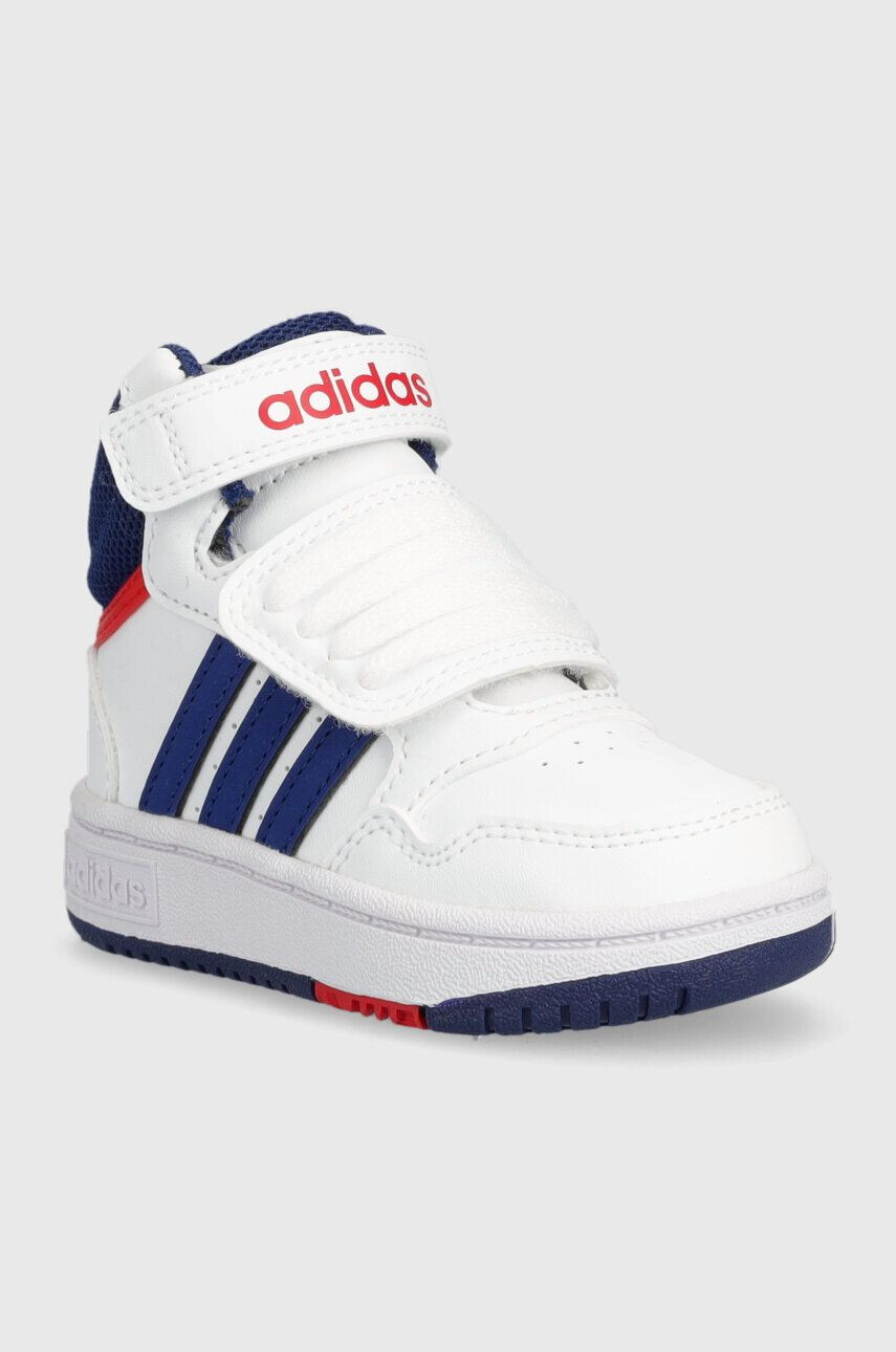 adidas Originals Otroške superge HOOPS MID 3.0 AC I bela barva - Pepit.si