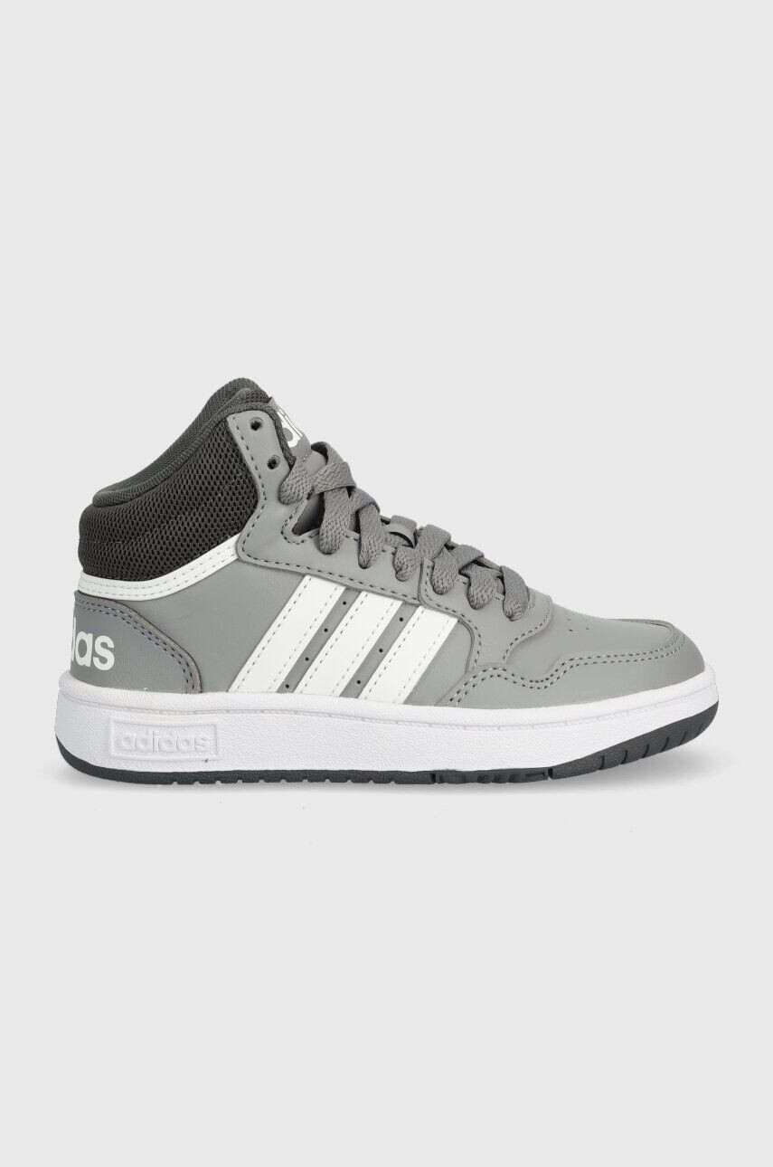 adidas Originals Otroške superge HOOPS MID 3.0 K siva barva - Pepit.si