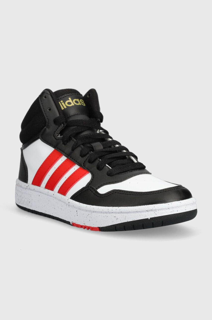 adidas Originals Otroške superge HOOPS MID 3.0 K bela barva - Pepit.si