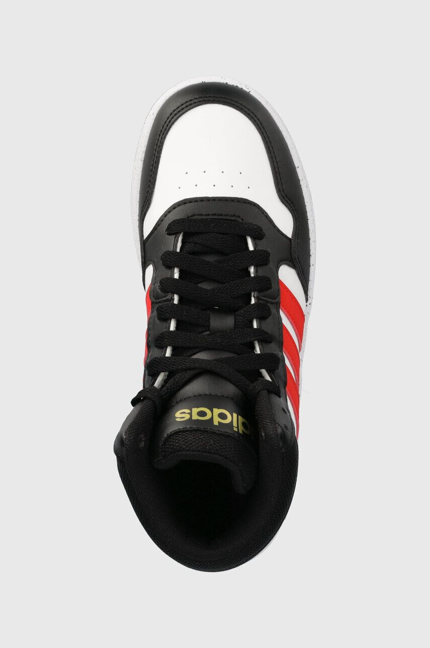 adidas Originals Otroške superge HOOPS MID 3.0 K bela barva - Pepit.si