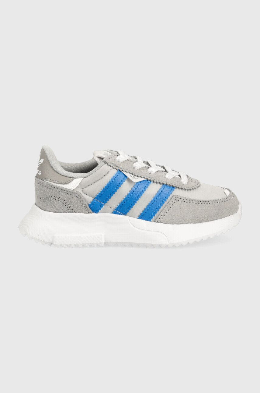 adidas Originals Otroške superge RETROPY F2 C siva barva - Pepit.si