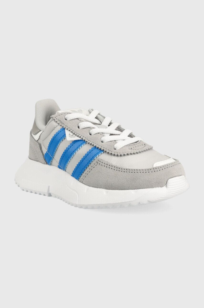 adidas Originals Otroške superge RETROPY F2 C siva barva - Pepit.si