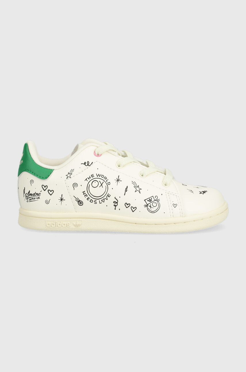 adidas Originals Otroške superge Stan Smith bež barva - Pepit.si