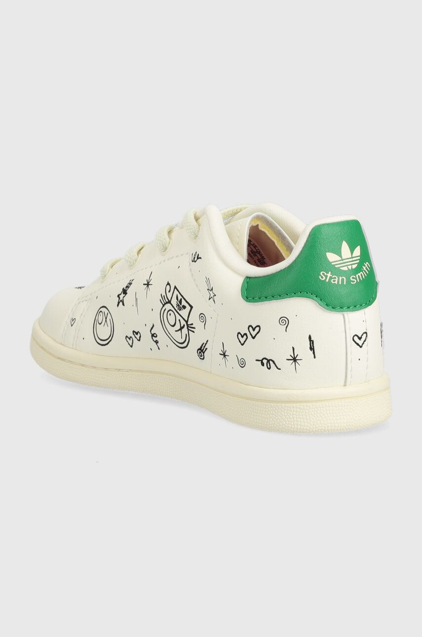 adidas Originals Otroške superge Stan Smith bež barva - Pepit.si