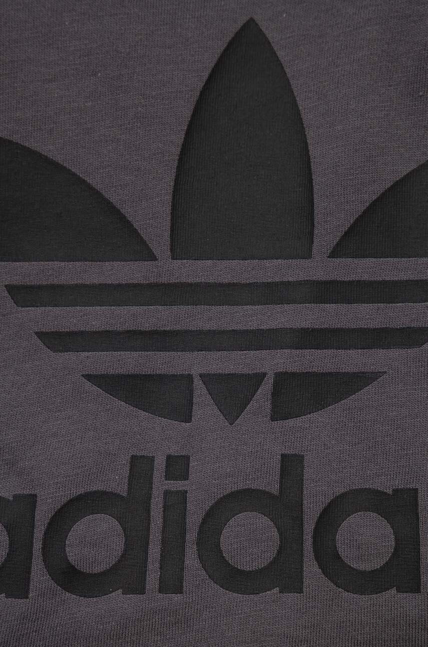 adidas Originals Otroški bombažen komplet siva barva - Pepit.si